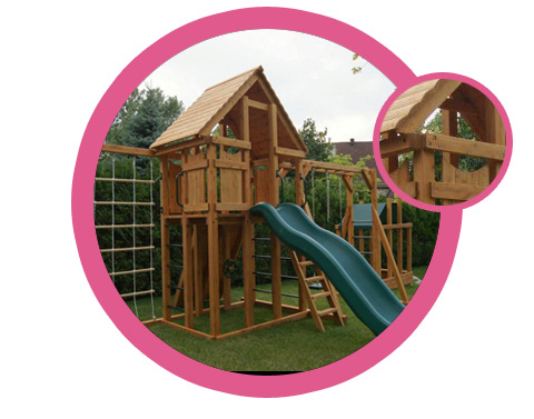 Outdoor playset for girl